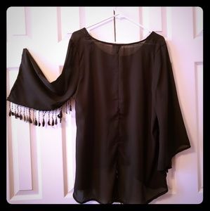 Forgotten Grace Drape Blouse